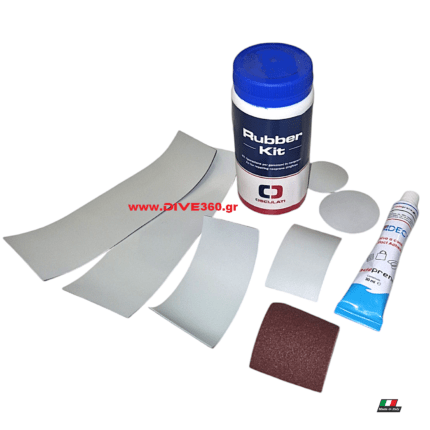 Osculati - Σέτ Μπαλώματα & Κόλλα Hypallon Neopren (3 χρώματα)