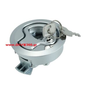 Osculati - Κλειδαριά Στρογγυλή Inox Ø62mm με Κλειδί