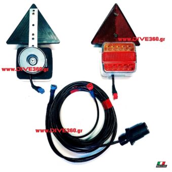 Osculati - Αποσπώμενα Φώτα Τρέϊλερ LED με Mαγνήτη (10mt)