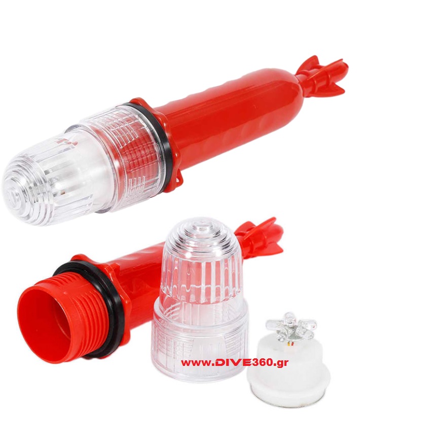 Crown - Στεγανός Φανός Αλιείας LED με Φωτοκύτταρο IP68 (σε 3 χρώματα)1