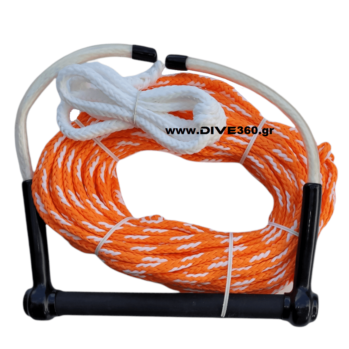 Dive360 – Σχοινί Σκί 23mt Καλυμμένη-Βουλκανισμένη Λαβή