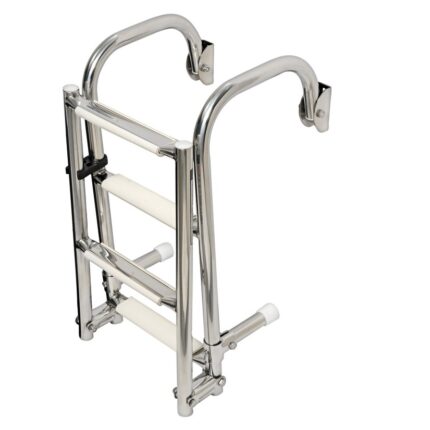 Osculati - Σκάλα Inox Γυριστή Τετράγωνη (με 3 ή 4 σκαλοπάτια)