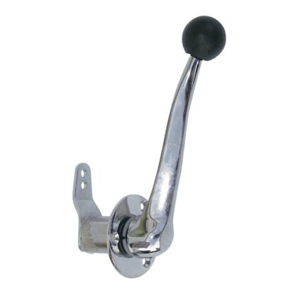 TMC - Χειριστήριο Χρωμέ Χωνευτό Πλευρικό Μονό Απλό