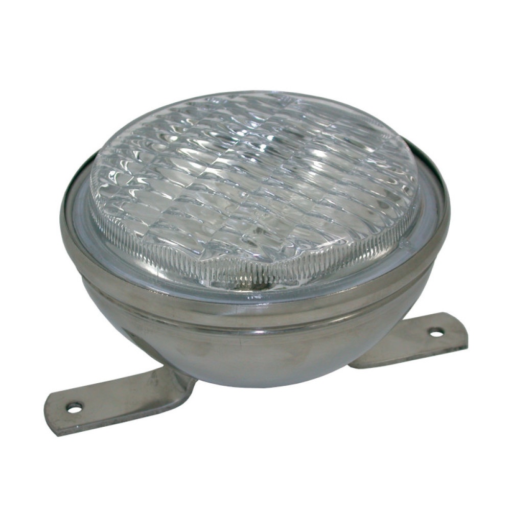 AAA - Στεγανός Προβολέας Deck Inox Σταθερός Halogen 12V-55W