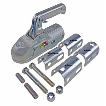 Winterhoff - Χούφτα Κοτσαδόρου Χυτή Βαρέως Τύπου Germany 3000Kg/50mm (με αντάπτορες 35, 40, 45 & 46mm)