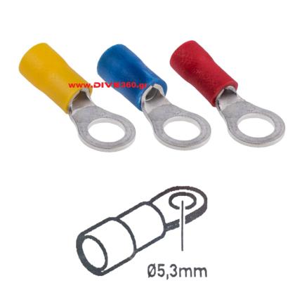 2C Electronics - Χάλκινοι Ακροδέκτες Κώς Οπής Ø5.3mm Taiwan