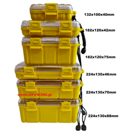 Sea Shell - Στεγανά Κουτιά Dry Box Polycarbonate (σε 6 μεγέθη)