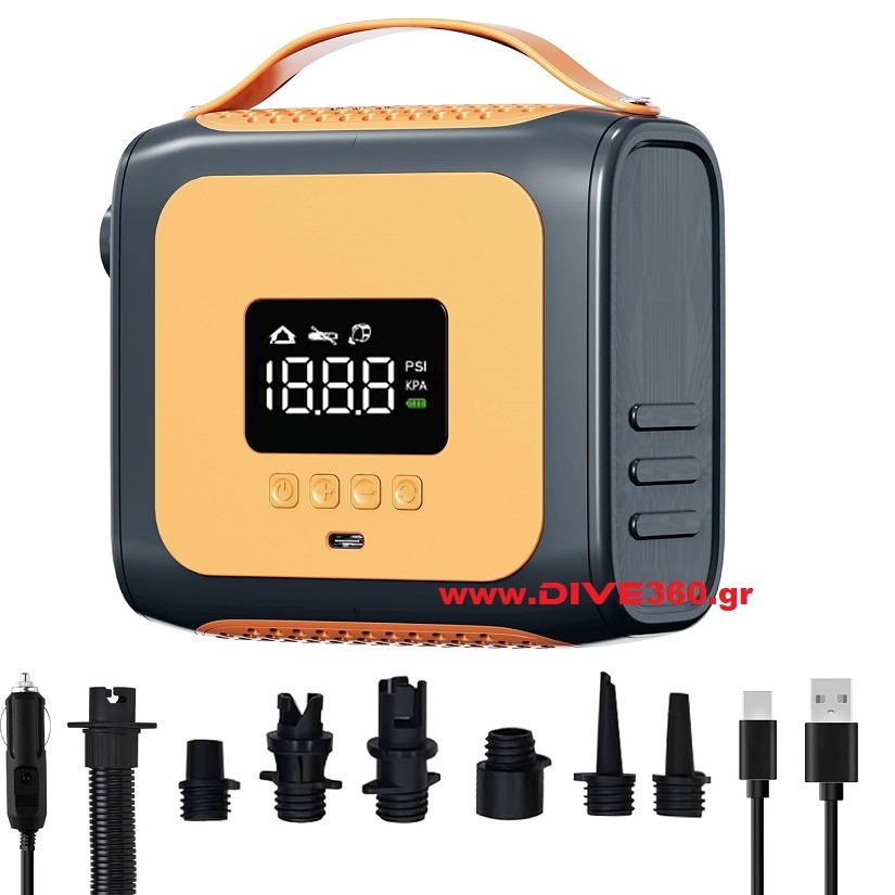 Aerogogo Giga Pump 138 - Επαναφορτιζόμενη Τρόμπα 20psi