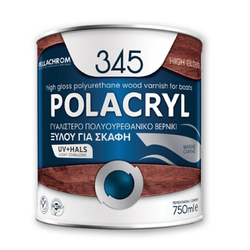 Pellachrom - Βερνίκι Ξύλου Πολυουρεθάνης POLACRYL 345 (750ml)