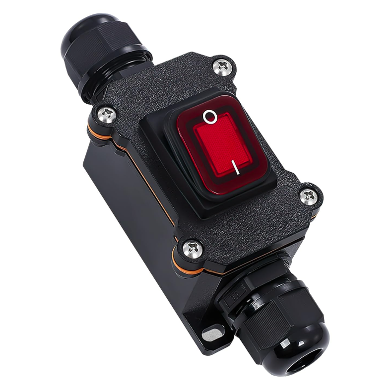 Dive360 - Στεγανός Διακόπτης IP65, On-Off, 4 PIN, 220V-30A