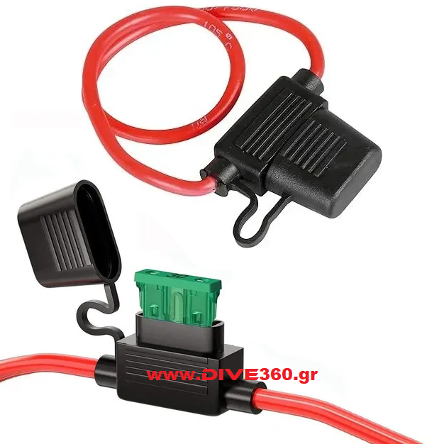 Yis - Ασφαλειοθήκη Marine Waterproof 18AWG